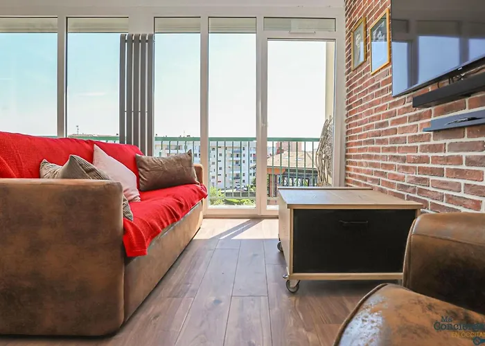 Feretra - Duplex 33 M Metro Empalot A 3 Min Parking Free アパート *